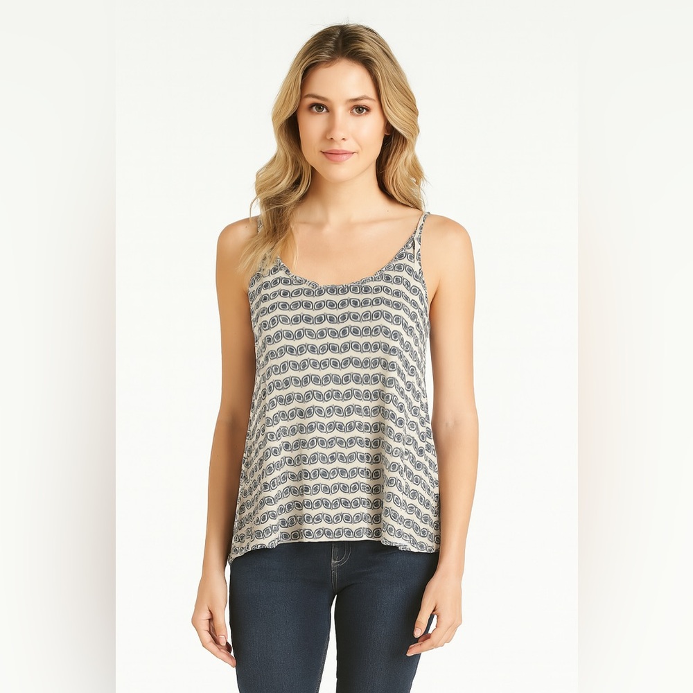 Lauren Moshi Deep Back Zena Evil Eye Tank